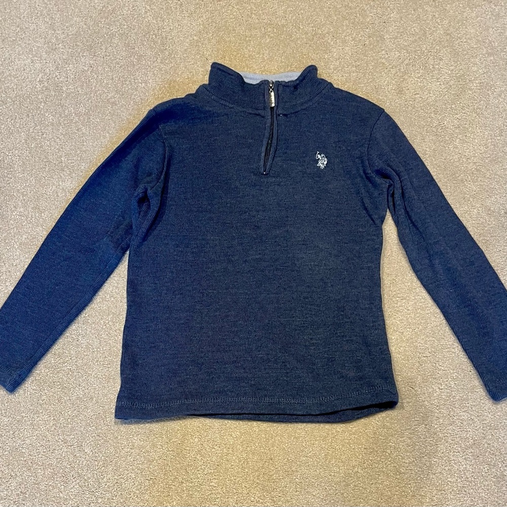 Blue zip up sweatshirt by US Polo Assn.